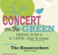 Concert on the Green poster