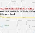 Traffic calming focus area