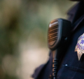 Police Officer's Badge and Radio