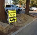 Sandbag station, Municipal Services Center