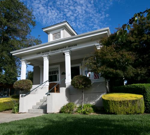  Front view of Los Altos Community House