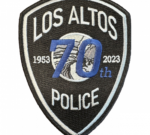 Los Altos Police 70 Year Anniversary Patch (1953 - 2023)