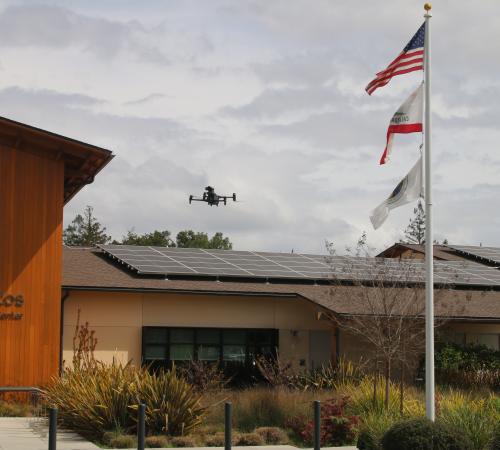 Drone Test Flight - Los Altos Community Center 2025