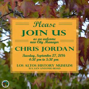 Welcome Reception for Chris Jordan