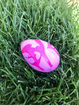 Painted Pink Egg
