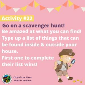 Go On a Scavenger Hunt 