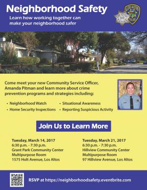 Neighborhood Safety Workshop