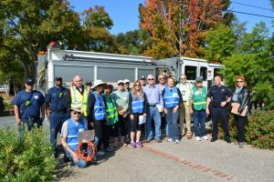 Community drill site organized by Sherie, Jim and Harry