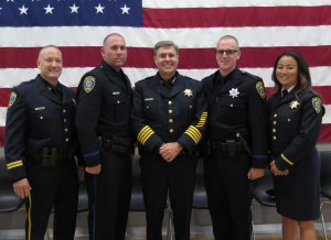 Police Academy Grads Josh Cottrell (second from left) and Brian Werner (second from right)