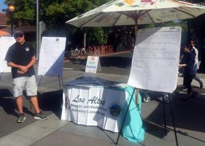 BPAC booth at Farmers' Market