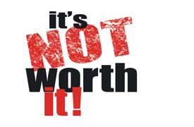 It's Not Worth It logo