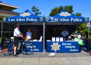 LAPD Booth at Arts & Wine Festival