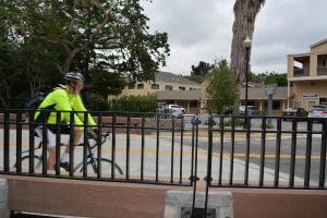 Wear bright colors when walking and biking