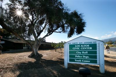 Civic Center Sign