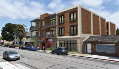 385-389 First Street Front Elevation rendering