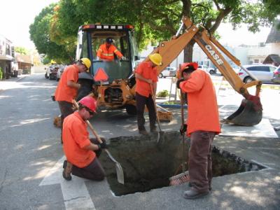 Street crew at work