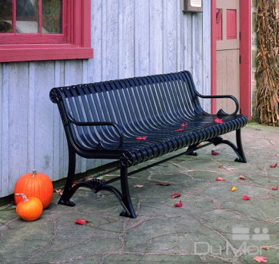 Black DuMor Park Bench