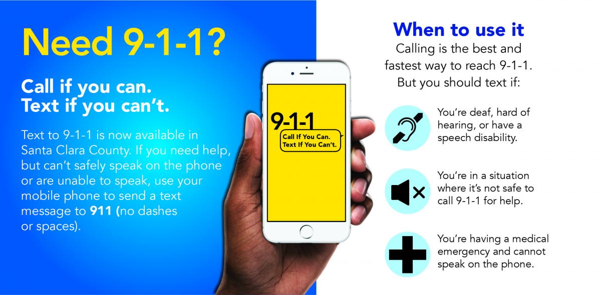 Text to 9-1-1 now available in Los Altos